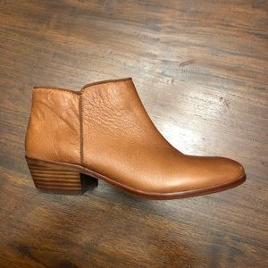 Leather ankle boots